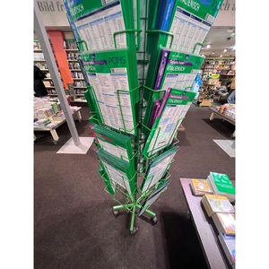 Estante de exhibición de postales para revistas de periódicos, estante de libros de Metal para tarjetas de felicitación, soporte de exhibición para folletos a <span class=keywords><strong>la</strong></span> venta - Product Image 4