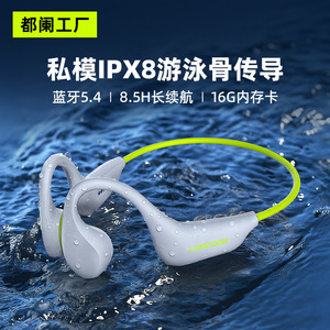 Auriculares de Conducción Ósea Langsdom Be20, Resistentes al Agua IP68, Auriculares Bluetooth Deportivos para Natación - Product Image 3