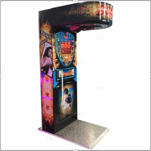 Máquina de Boxeo Recreativa para Parques de Atracciones, Máquina de Juego de Arcade Deportiva que Mide la Fuerza, Operada con Monedas - Product Image 6