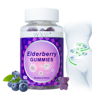 Gomitas de Saúco WXW, Suplementos Herbales de Saúco, Gomitas de Apoyo Inmunológico con Vitamina C y Z - Product Image 1