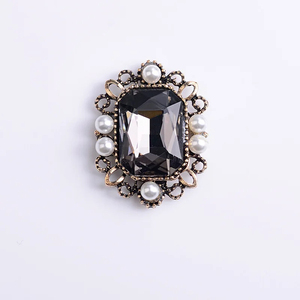 Vintage Metal Cristal Rhinestone Botón Encantos Accesorios DIY Fabricación de joyas - Product Image 5