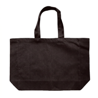 Nouveauté 2026 Sac fourre-tout de taille moyenne en toile recyclée à motif lettres, idéal pour un cadeau