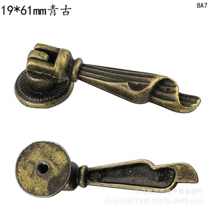 <b>Antique</b> Style Zinc Alloy Drawer Handle 19x61mm Chinese Classic Cabinet Pull Single Hole Novelty Shape BA7 BD58 - Product Image 3