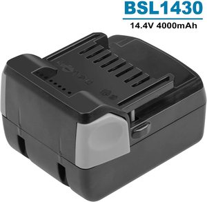Baterai isi ulang <span class=keywords><strong>Li</strong></span>-<span class=keywords><strong>ion</strong></span> 14.4V 3,0 ah ~ 6,0 ah kompatibel dengan baterai pengganti BSL1415 BSL1430 untuk perkakas daya Hitachi - Product Image 3