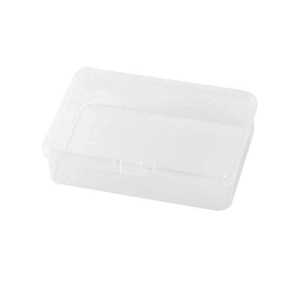 Transparent Card Organizer <b>Box</b> With Lid Rectangle Shape For Storing Trading Cards And Coin Holders Plastic Storage Bin - Product Image 5