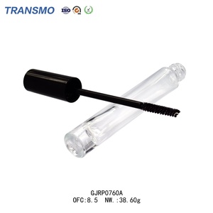Tube de mascara cylindrique blanc vide, flacon transparent pour eye-liner, maquillage pour blush - Product Image 5