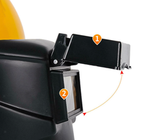 Casquette de protection, casque de soudeur, casque de soudage auto dim