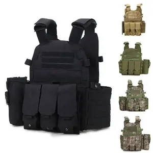 Chaleco Tactico Oxford Tecido Tactical Gear Preto Segurança Camuflagem Impermeável Tiro Caminhadas Tactical Vest