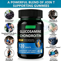 Comprimés de Glucosamine, Chondroïtine, MSM, Calcium et Collagène à Marque Blanche OEM – Complément de Soutien Articulaire et Osseux – 1500mg Glucosamine, 800mg MSM