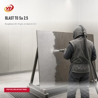 Primaire époxy MIO antirouille fiable pour chaudières et cadres en acier – Peinture anticorrosion de qualité industrielle pour application sur site – Couche d'étanchéité