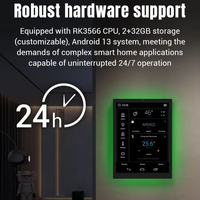 8 Inch Wall Mount Android Tablet Pc Smart Home Control Panel Wi-Fi IOT Zigbee 3.0 POE NFC RK3566 4G Hotel Automation Control App
