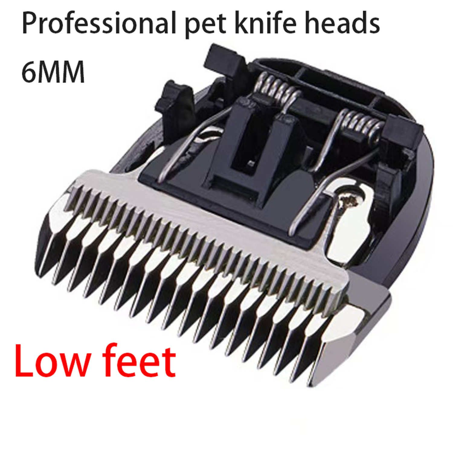Pieds bas noirs 6MM