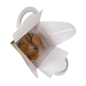 Boîte de papier de qualité alimentaire avec impression de logo personnalisé boîte jetable écologique à emporter - Product Image 5