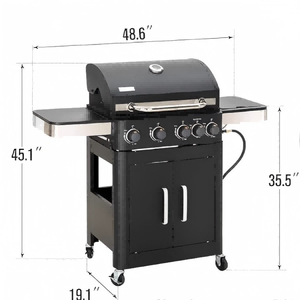 <span class=keywords><strong>Barbecue</strong></span> à <span class=keywords><strong>gaz</strong></span> pour <span class=keywords><strong>camping</strong></span> en plein air, brûleur avec couvercles, <span class=keywords><strong>barbecue</strong></span> à <span class=keywords><strong>gaz</strong></span>, <span class=keywords><strong>plancha</strong></span> pour aventures en plein air - Product Image 2
