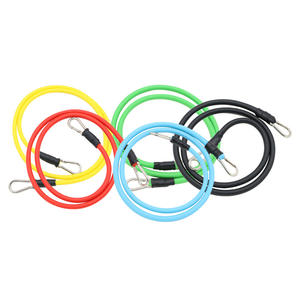 Bande de résistance élastique TPR, équipement de fitness, avec sac de transport, durable, pour tous les âges, entraînement physique - Product Image 4