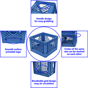 Moules JOIN de haute qualité pour bouteilles de bière et caisses à lait en plastique par injection, moules à canaux chauds pour boîtes de stockage de boissons - Product Image 3
