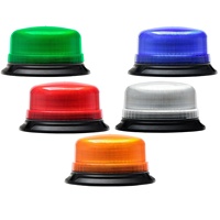 Luce di Segnalazione per Veicoli Certificata E-mark, 36 LED Ambra, 3 Bulloni di Fissaggio, IP66 Impermeabile, 12-24V, ECE R65, 120 Lampeggi