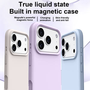 Funda de Silicona Suave de Lujo para Teléfono, Protector Transparente a Prueba de Golpes para iPhone 13 14 15 16 17 Pro Max - Product Image 1