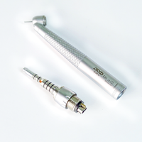 SOCO Dental 45 °   Pièce à main dentaire à haute vitesse avec fibre optique LED, 6 trous, raccord rapide F-19DSP