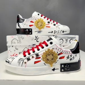 Giày thể thao da thật cao cấp <span class=keywords><strong>Stock</strong></span> X, giày thời trang nam, giày đi bộ chất lượng cao, giày nữ họa tiết graffiti cá tính - Product Image 2