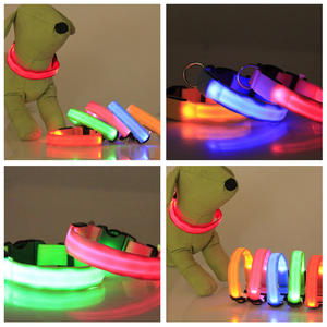 Collar Luminoso LED para Perro, Ajustable, Recargable, con Luz Intermitente, Arnés Luminoso Antipérdida Nocturno para Perros Pequeños - Product Image 4