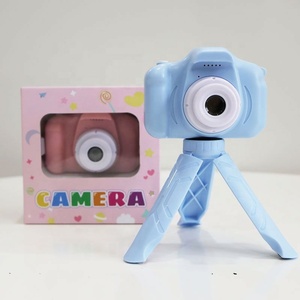<b>Mini</b> Kids <b>Camera</b> Toy Birthday Gift HD Digital <b>Camera</b> 2.0 Inch Screen 180 Wide Angle Recording Function Portable Child <b>Camera</b> - Product Image 1