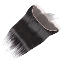 En gros, Frontal en dentelle 13x4 transparent suisse, cheveux humains indiens bruts à cuticules alignées, pour la fabrication de lace frontals, pour revendeurs