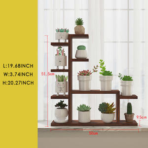 Présentoir d'<span class=keywords><strong>intérieur</strong></span> à 3 niveaux pour plantes succulentes, petit <span class=keywords><strong>support</strong></span> en <span class=keywords><strong>bois</strong></span> pour étagère, fenêtre - Product Image 6