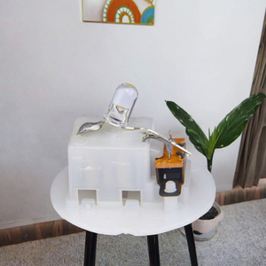 Battery Operated Mini Plastic Lamp Base Holder DIY Small Bulb <strong>Indoor</strong> Use IP33 Rated LED <strong>Lantern</strong> Candle <strong>Lights</strong> - Product Image 2