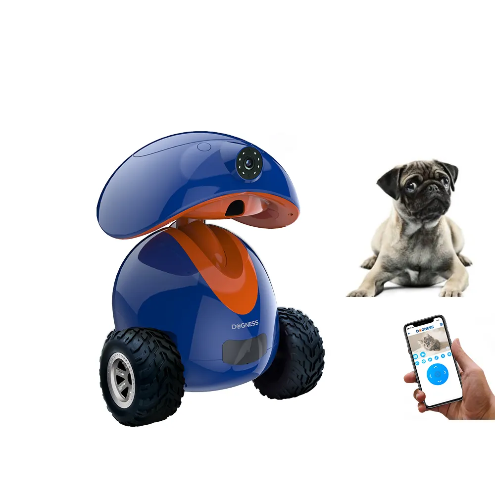 Dogness Intelligent HD Camera Talking Moving Kitchen Dog Toys Pet Robot