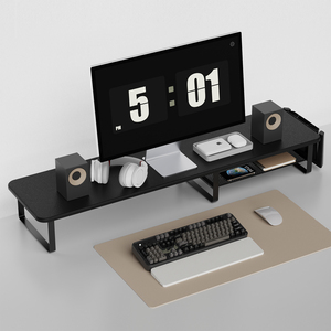 Support de moniteur de <span class=keywords><strong>PC</strong></span> peu encombrant de stockage de style moderne adapté à la plupart des imprimantes d'ordinateurs portables de moniteur - Product Image 1