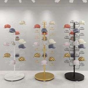Moderno Exhibidor Comercial Grande de Metal para Sombreros, Soporte para Almacenamiento de Pelucas o Sombreros, para Múltiples <span class=keywords><strong>Gorras</strong></span> y Gorros de Béisbol - Product Image 2