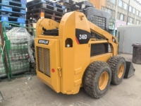 Mini Skid Steer Loader Caterpillar CAT 246D3 Bekas dengan Bucket, Hidrolik Aliran Tinggi, Tersedia Berbagai Aksesoris