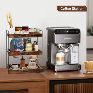 ชั้นวางเครื่องเทศทำจากไม้3ระดับสำหรับตู้เสื้อผ้าชั้นวางบนเคาน์เตอร์ห้องครัวพร้อมชั้นวางติดผนังและชั้นวางโชว์ - Product Image 5