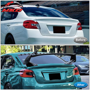 สปอยเลอร์หลังทรง STI สีดำเงา สำหรับ Subaru WRX ปี 2012-2016 - Product Image 5