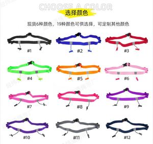 Support de ceinture de course de triathlon avec 6 boucles de gel d'énergie pour triathalon, marathon, course à pied et cyclisme - Product Image 4