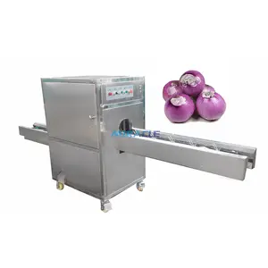 Stainless steel fine onion roots cutter onion heads cutting machine made in China