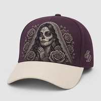 Casquette de baseball personnalisée style Old English, 5 panneaux, visière incurvée, style Dad Hat, streetwear urbain West Coast, vente en gros, faible MOQ