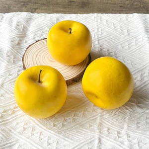 Modelo de Manzana de Simulación, Fruta Falsa, Accesorios de Decoración, Comida Realista de Espuma, Manzana Artificial - Product Image 4