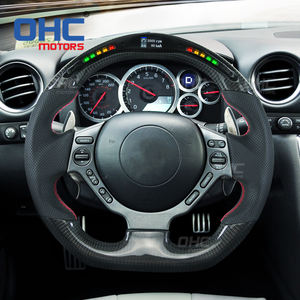 Volante de Fibra de Carbono con LED RPM R35 para <span class=keywords><strong>Nissan</strong></span> <span class=keywords><strong>GTR</strong></span> R35 R 35 Coupé Escape Ohc Motors - Product Image 1