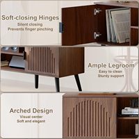 Meuble TV moderne avec étagères ouvertes et armoire de rangement, console multimédia pour salon et chambre