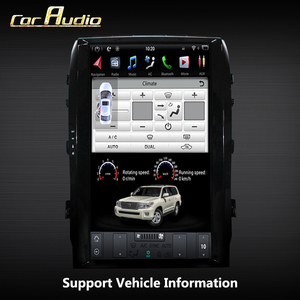 Écran de voiture de luxe de 17 pouces, autoradio Android Auto pour Toyota Land Cruiser LC200 GXR 2008-2015, style Tesla avec <span class=keywords><strong>Apple</strong></span> CarPlay DSP - Product Image 3