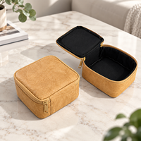 Boîte de rangement Tyvek, étui organisateur portable à fermeture éclair, sac de rangement de voyage carré, organisateur d'accessoires cosmétiques et de bijoux