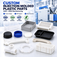 Componenti in Plastica Stampati a Iniezione Personalizzati in ABS PP PC PA POM TPE per Parti Elettroniche Industriali