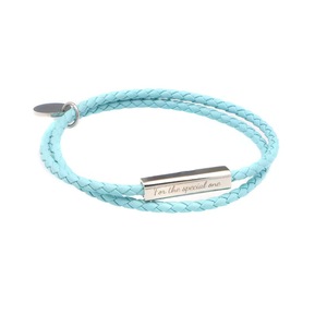 Pulsera <span class=keywords><strong>de</strong></span> Doble Trenzado <span class=keywords><strong>de</strong></span> Acero Inoxidable 316L con PU, Logotipo Personalizable Grabado, Letra Personalizada, Joyería <span class=keywords><strong>de</strong></span> <span class=keywords><strong>Amistad</strong></span> OEM - Product Image 2