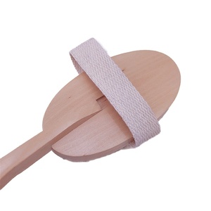 Brosse sèche à Long manche en poils de sanglier naturels, brosses en bois amovibles et exfoliantes pour la douche du corps entier, vente en gros - Product Image 5