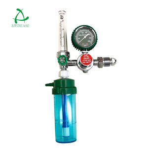 Regolatore di Ossigeno Medicale con Flussometro Tipo Bull Nose, Attrezzatura Ospedaliera Medica - Product Image 1