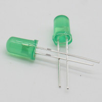 Diode LED InGaN à trou traversant DIP 5MM à jambes courtes, lentille transparente, couleurs blanc, rouge, vert, bleu, jaune, 3.4V 15, vente en gros usine