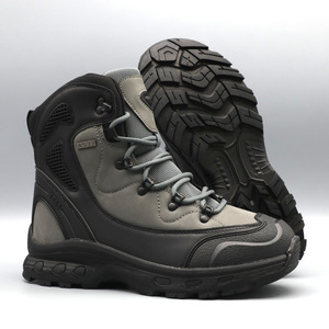 Botas de Senderismo Impermeables para Hombre, Color Caqui y Negro, Antideslizantes, Resistentes al Desgaste, con Cordones, para Trekking al Aire Libre - Product Image 4