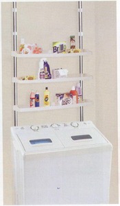 Rondelle étagère de <span class=keywords><strong>support</strong></span> de machine de lavage de stockage étagère - Product Image 3